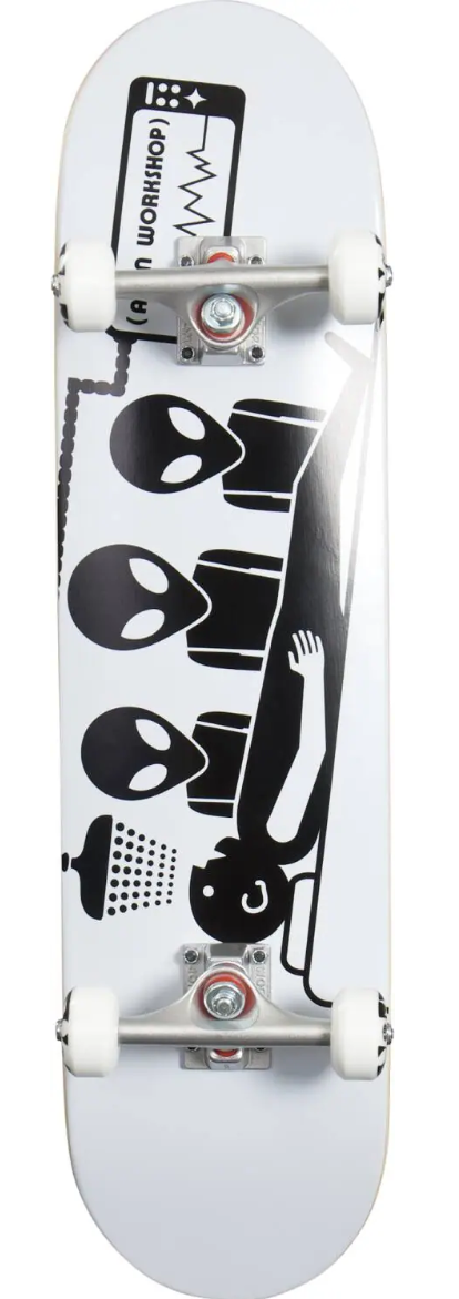 Alien Workshop compleet skateboard met aliens-print