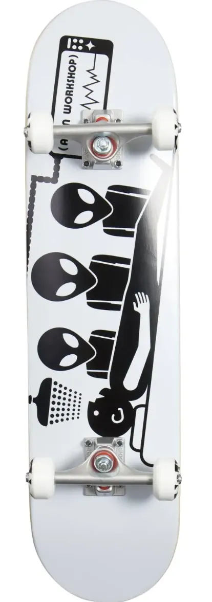 Alien Workshop compleet skateboard met aliens-print
