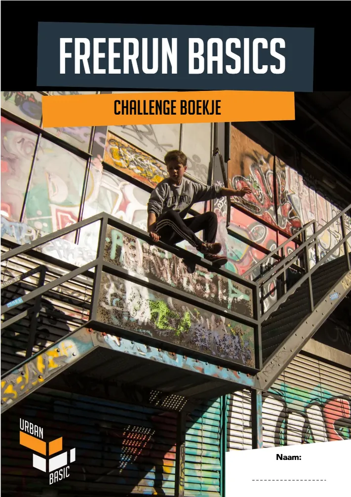 Voorkant Freerun Basics Challenge Boekje